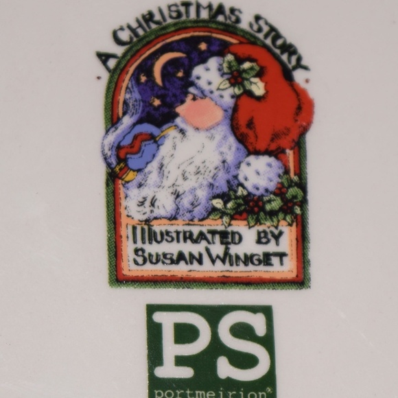 Portmeirion Studio a Christmas Story Illustrated by Susan Winget Plate - Picture 3 of 4